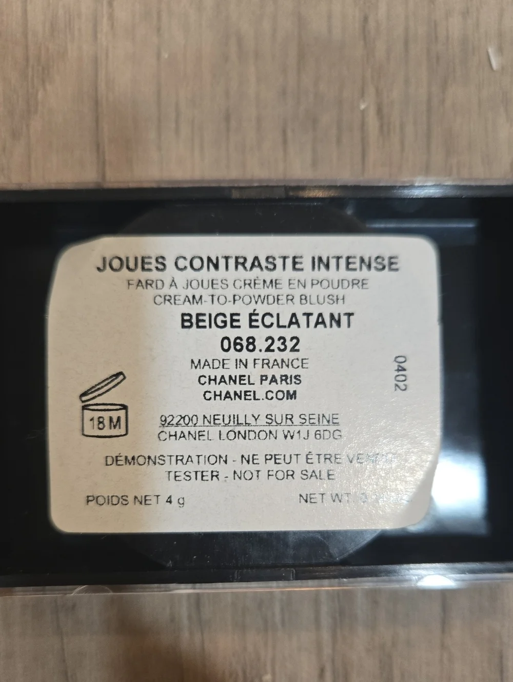 CHANEL bronzer blush